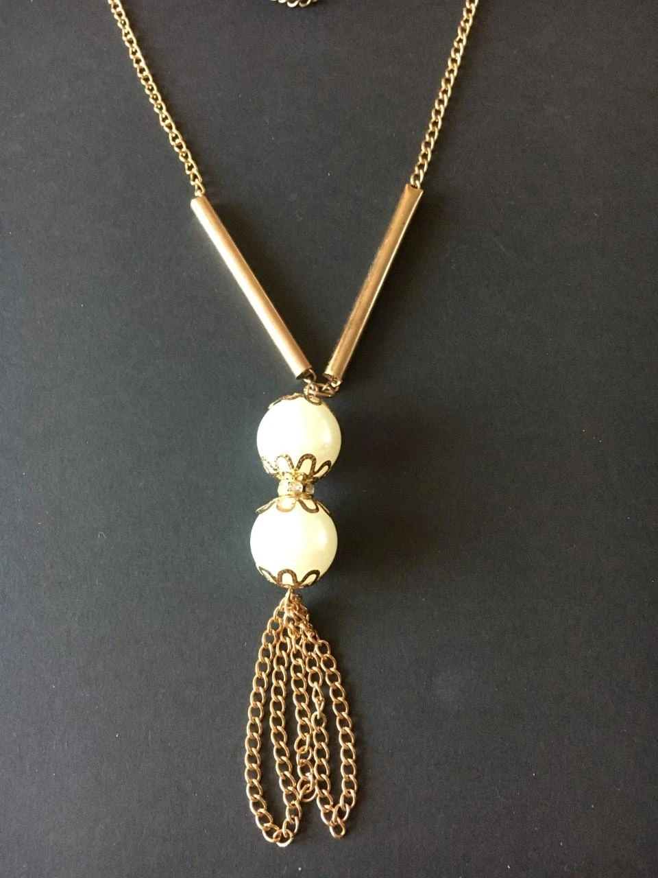 Collar necklace Halskette collar halsketting collana muince colar Fantasy gold – photo 3